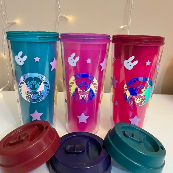 Colour Changing Cup|Sailor Moon Travel Mug, Skinny Tumbler Holographic - Picture 3 of 4